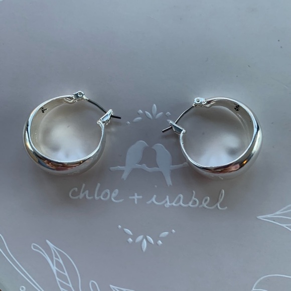 FLASH SALE C+I La Lune Sculpted Hoop Earrings - Picture 4 of 8